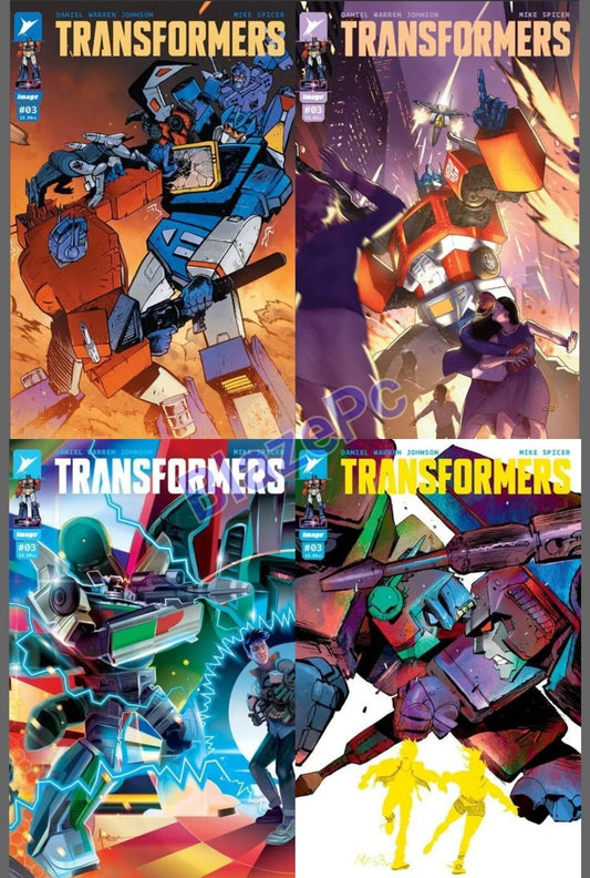 Transformers #3 Cover A B Variant Set or 1:10 1:25 Options Image 2023 NM