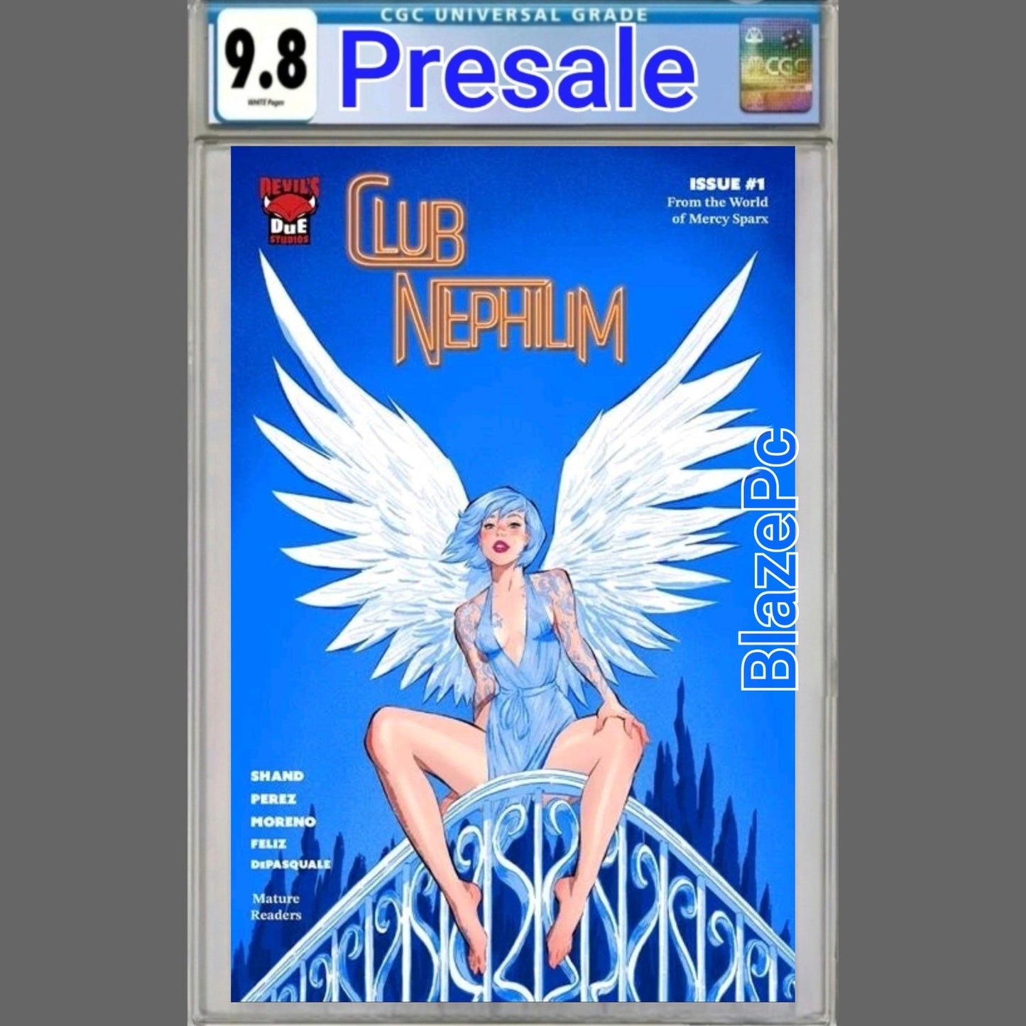 Club Nephilim #1 CGC 9.8 1:10 Andrew Tarusov UV Spot Variant Devils Due PRESALE