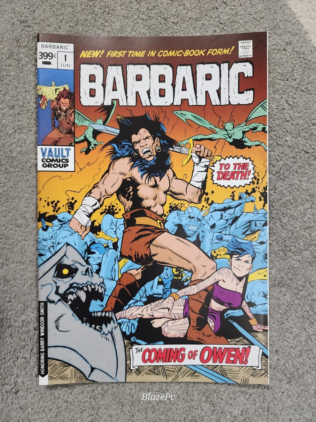 Barbaric #1 1st Print A B C D Polybagged Complete SET Vault Comics 2021 NM