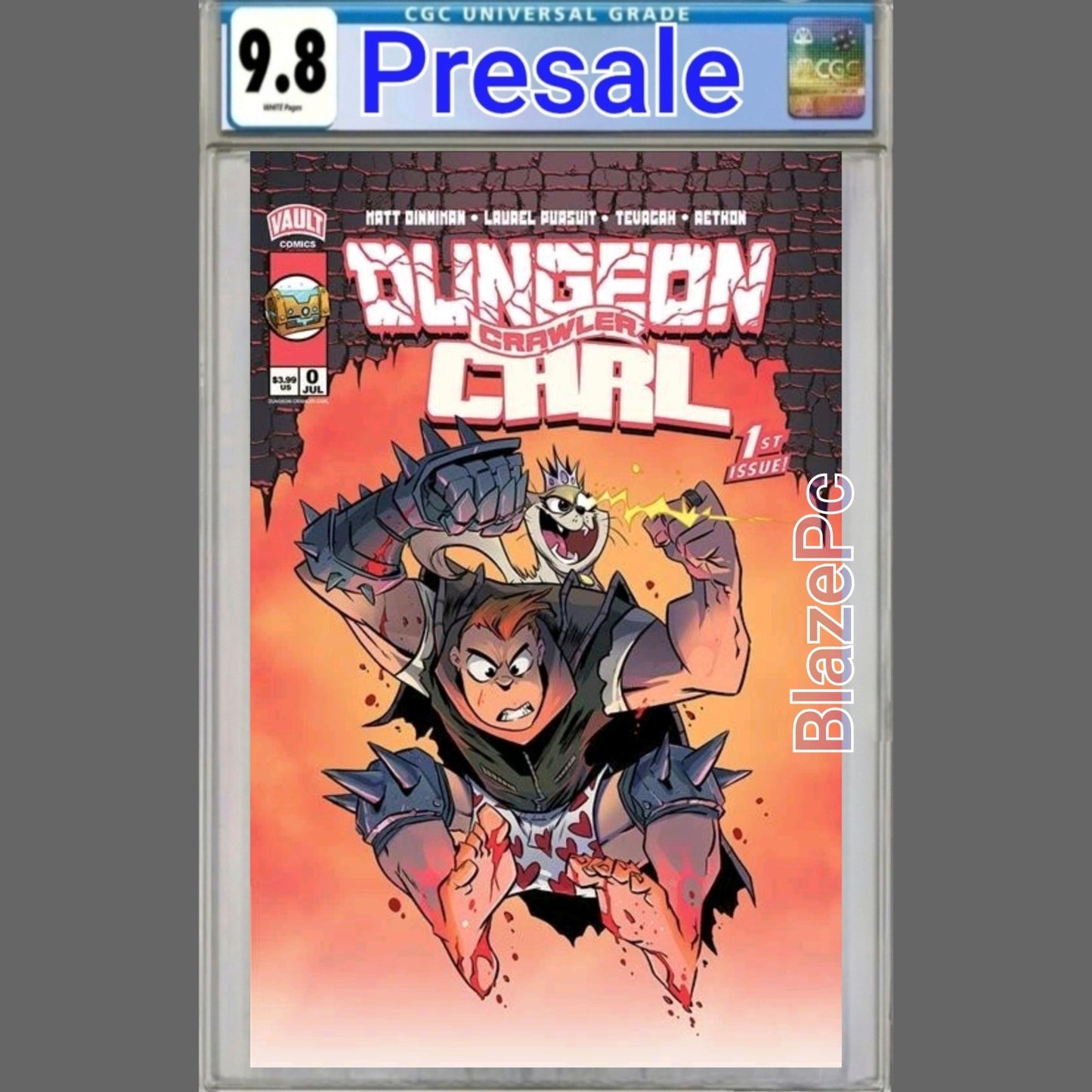 Dungeon Crawler Carl Special Edition #0 CGC 9.8 Cover D Bean Variant PRESALE