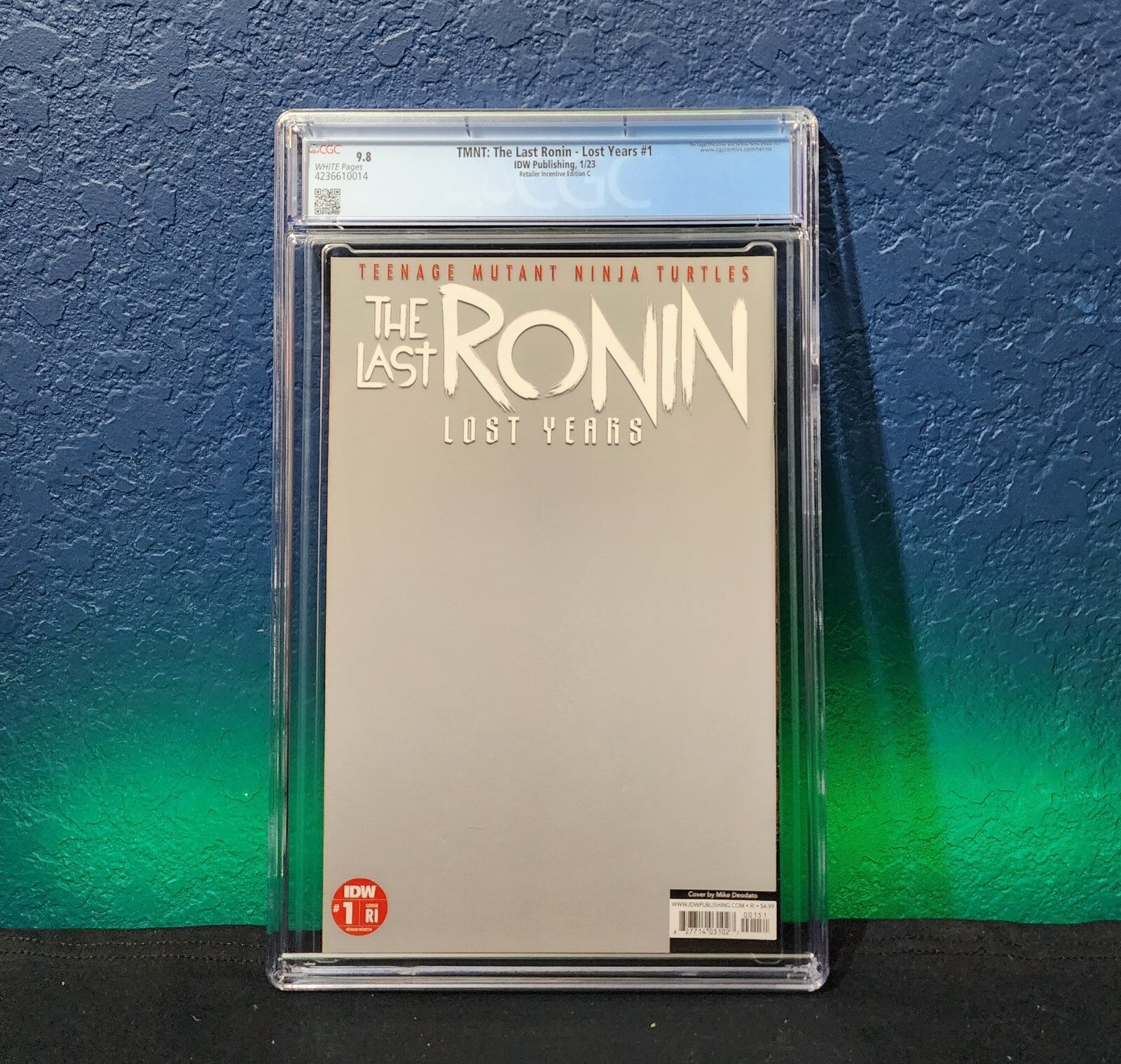 TMNT The Last Ronin Lost Years #1 CGC 9.8 1:100 Deodato Virgin Variant IDW 2023