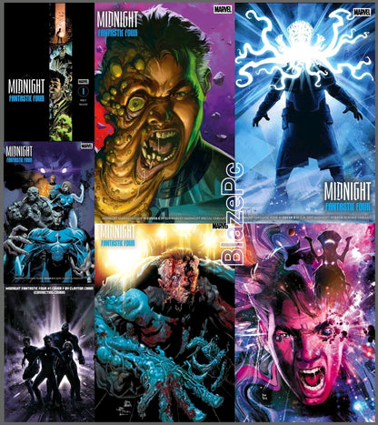 Midnight Fantastic Four #1 Cover A B C D F H I Variant Set Options Presale 10/7