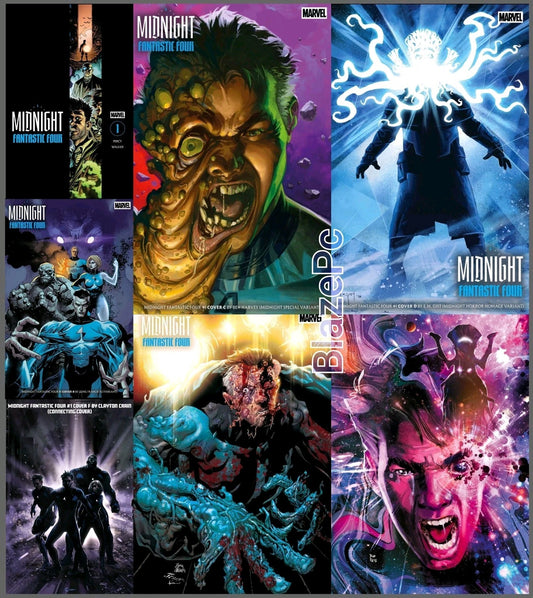Midnight Fantastic Four #1 Cover A B C D F H I Variant Set Options Presale 10/7