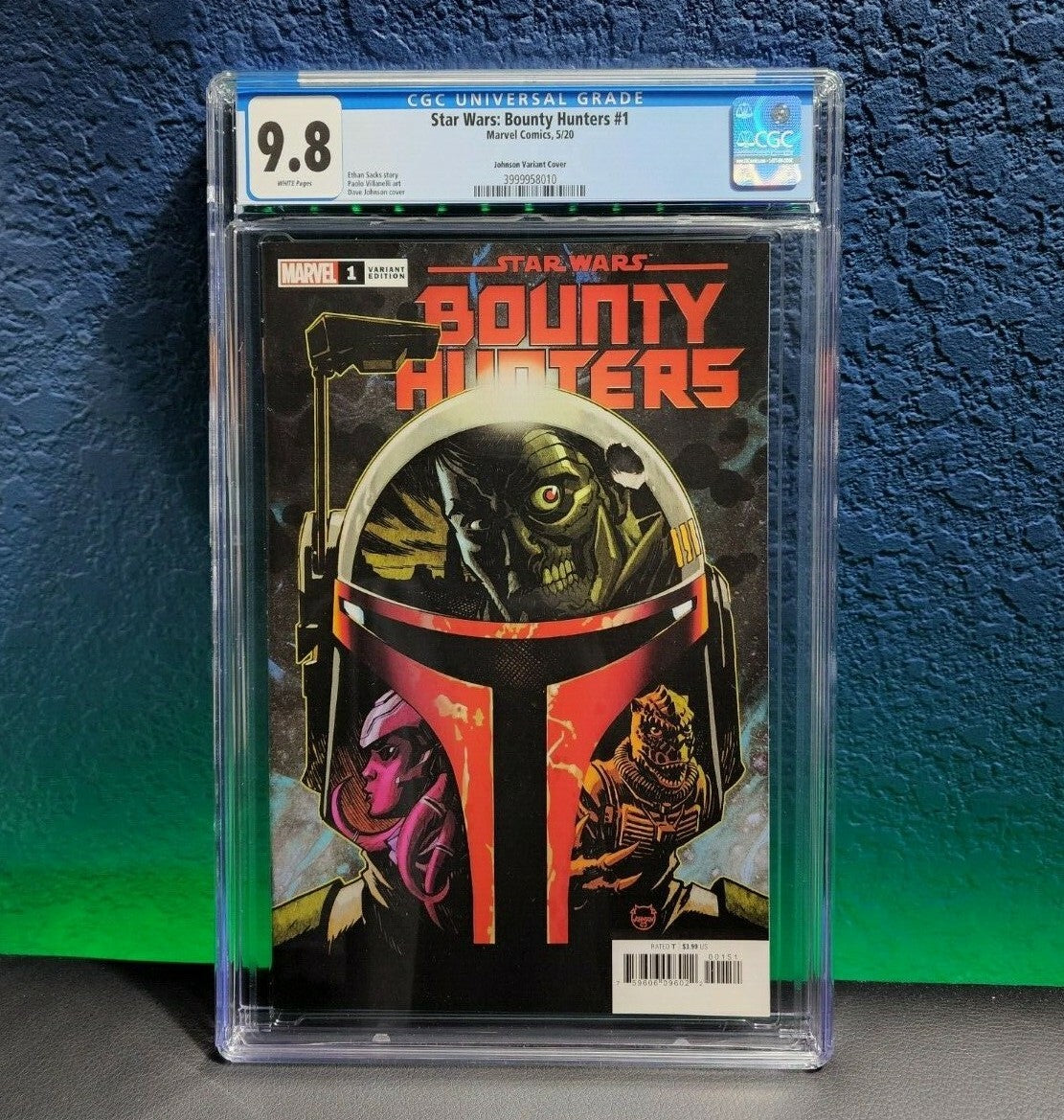 Star Wars Bounty Hunters #1 CGC 9.8 1:50 Johnson Incentive Variant Marvel 2020