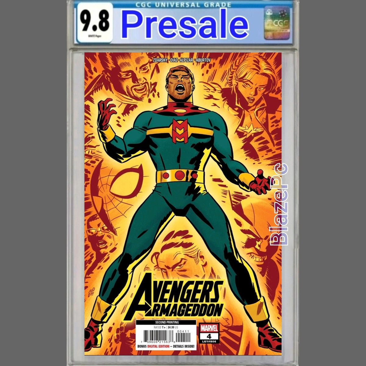 Avengers Armageddon #4 CGC 9.8 2nd Print Michael Cho Spoiler Variant PRESALE