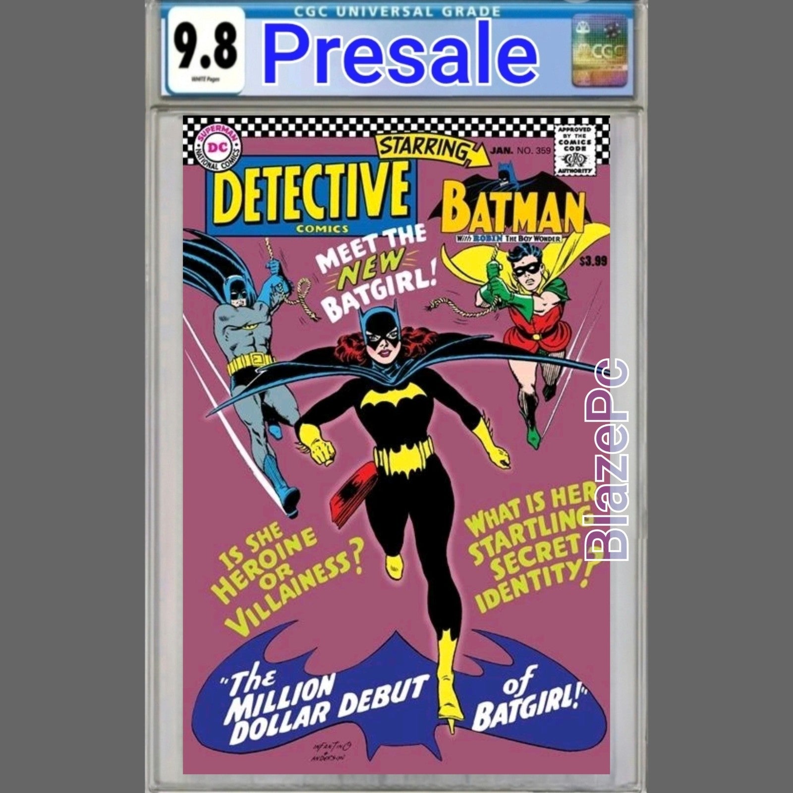 Detective Comics #359 CGC 9.8 Facsimile Edition Cover A Variant DC 2026 PRESALE