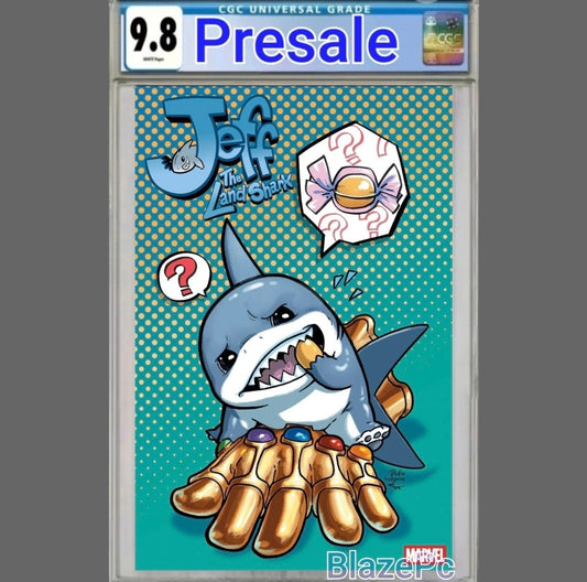 Jeff The Landshark #1 CGC 9.8 Rickie Yagawa FOIL Variant 2025 PRESALE