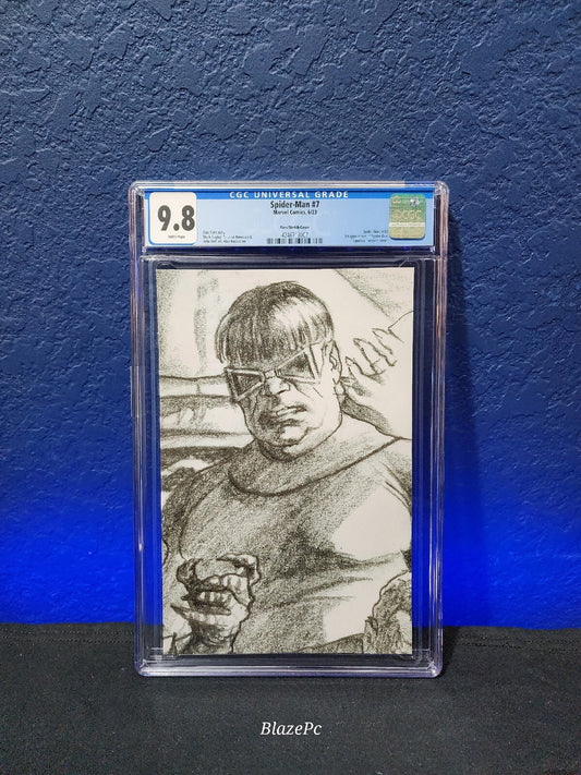 Spider-Man #7 CGC 9.8 1:100 Alex Ross Virgin Sketch Variant 1st Spider-Boy 2023