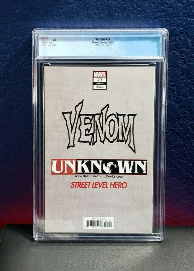 Venom #27 CGC 9.8 Tyler Kirkham Cover C Virgin Variant 1st Codex unknown 