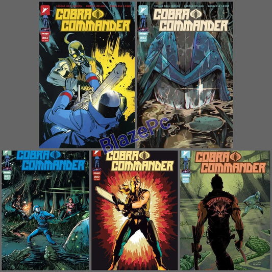 Cobra Commander #2 Cover A B Variant Set or 1:10 1:25 1:50 Options Image 2024 NM