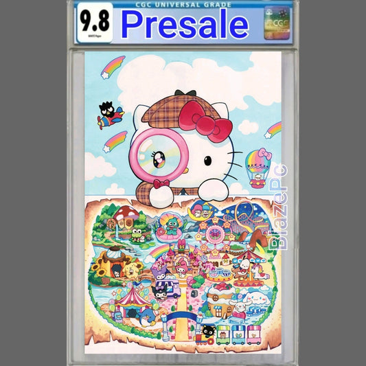 Hello Kitty and Friends Hello World #1 CGC 9.8 1:100 Gonzales Virgin Var PRESALE