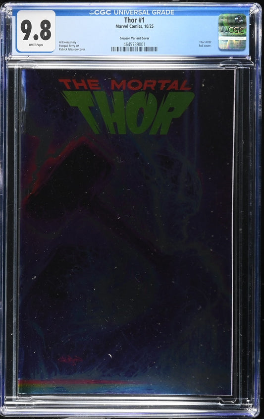 The Thor #1 CGC 9.8 Patrick Gleason FOIL Variant Marvel Comics 2025