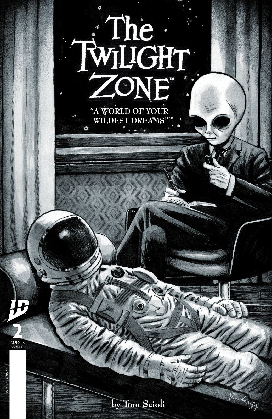 The Twilight Zone #2 Cover A B Variant Set or 1:15 Options IDW Presale 11/19