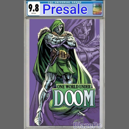 One World Under Doom #6 CGC 9.8 Campbell Just Spectacular Variant PRESALE