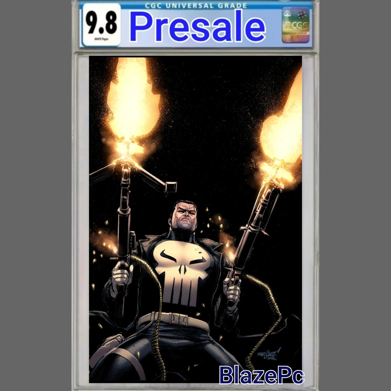 Punisher #1 CGC 9.8 1:100 David Marquez VIRGIN Variant Marvel 2026 PRESALE