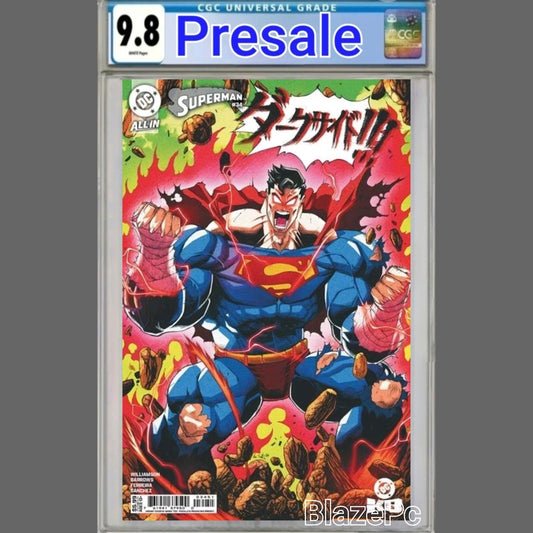 Superman #34 CGC 9.8 Mario Foccillo Cover E Variant Manga DC 2026 PRESALE