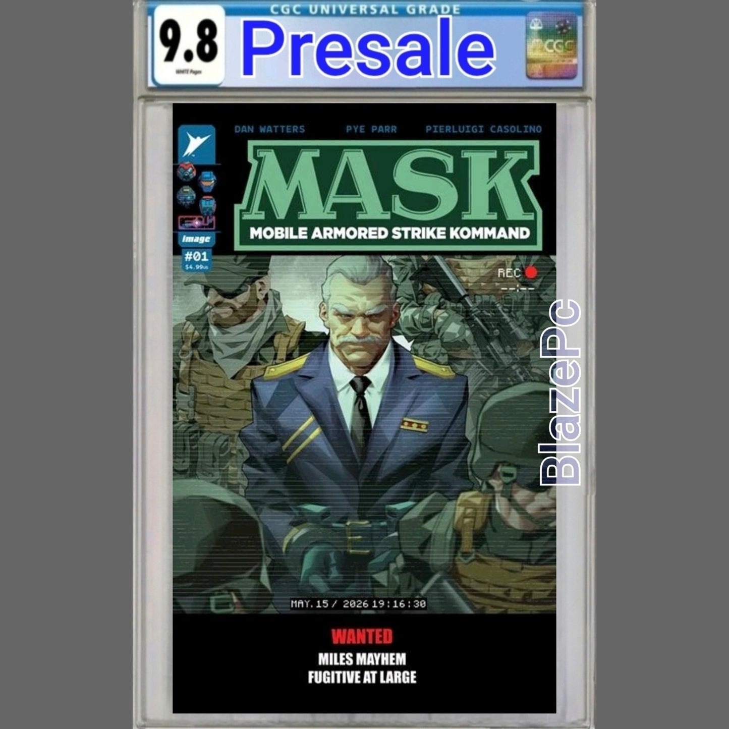 Mask #1 CGC 9.8 1:25 Kael Ngu Variant Image Comics Energon 2026 PRESALE