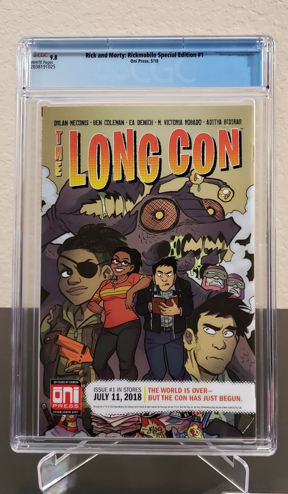 Rick and Morty Rickmobile Special #1 CGC 9.8 Rankine Variant Roiland Oni 2018