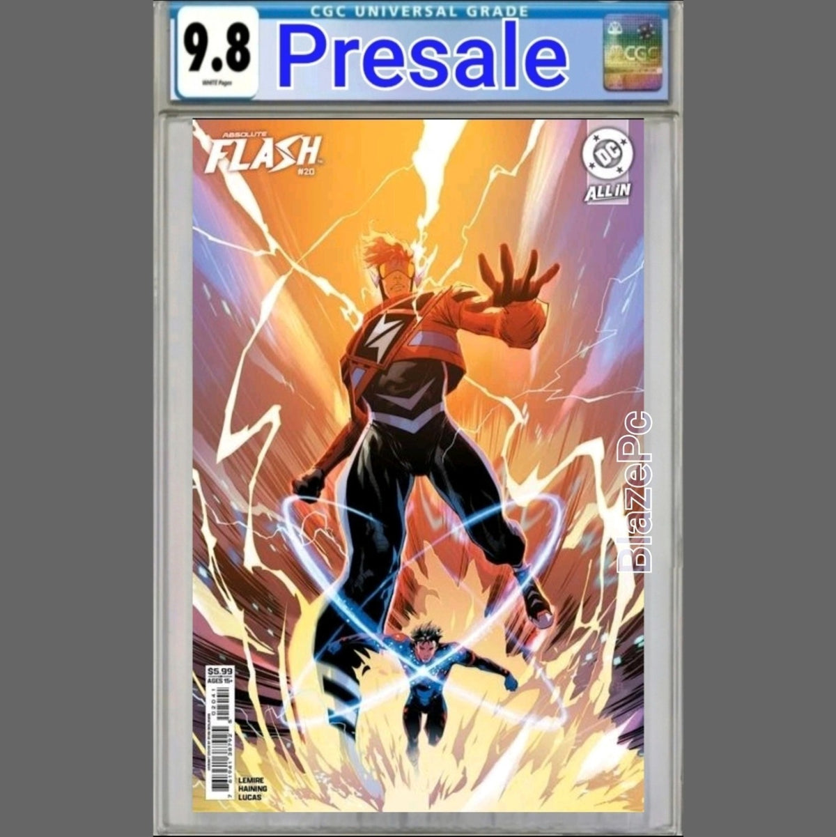 Absolute Flash #20 CGC 9.8 Ryan Benjamin Cover D Variant Atom Cyborg PRESALE