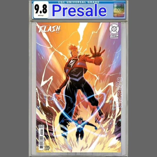 Absolute Flash #20 CGC 9.8 Ryan Benjamin Cover D Variant Atom Cyborg PRESALE