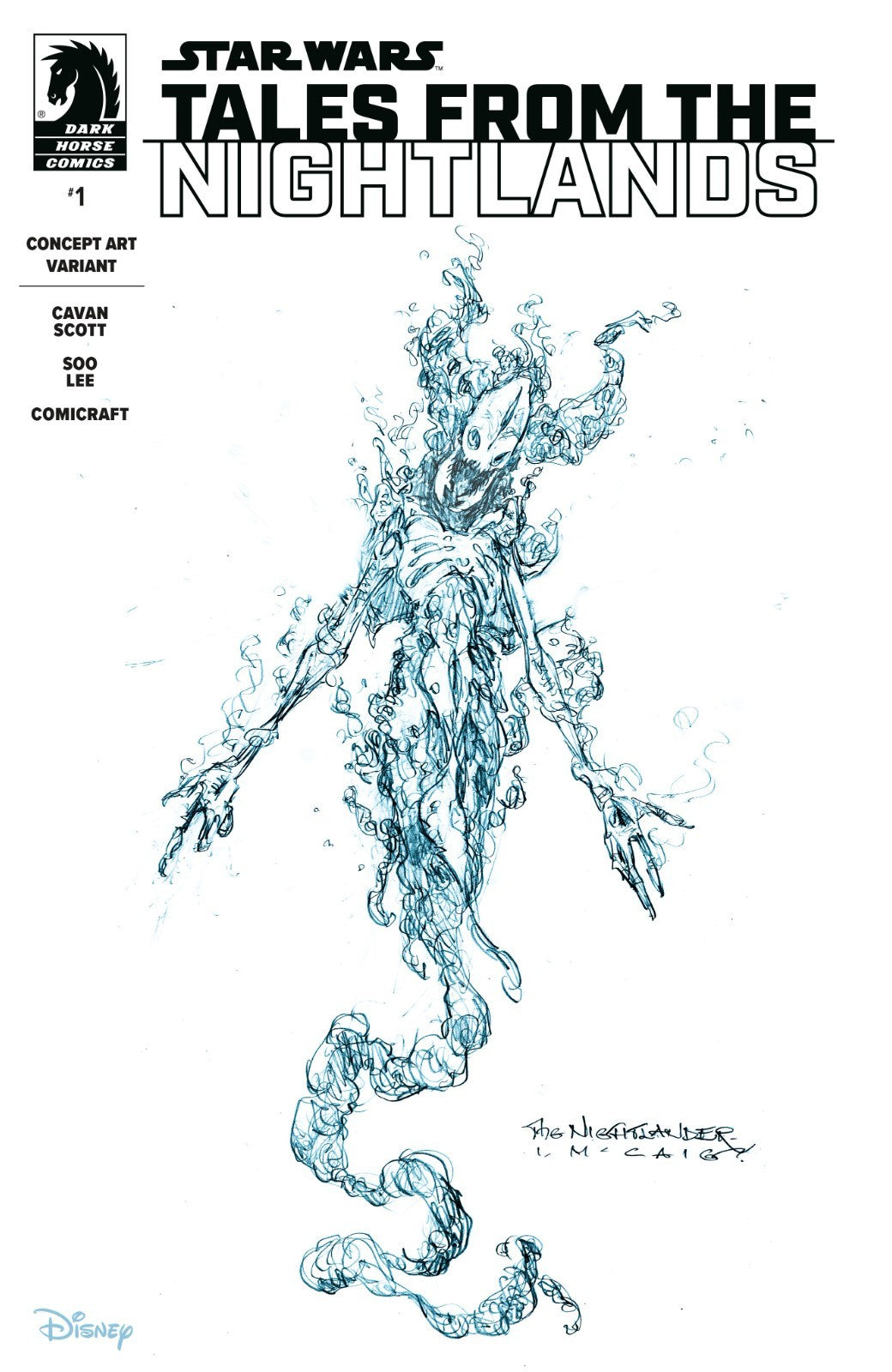 Star Wars Tales from the Nightlands #1 Cover A B Variant Set Option Presale 9/10