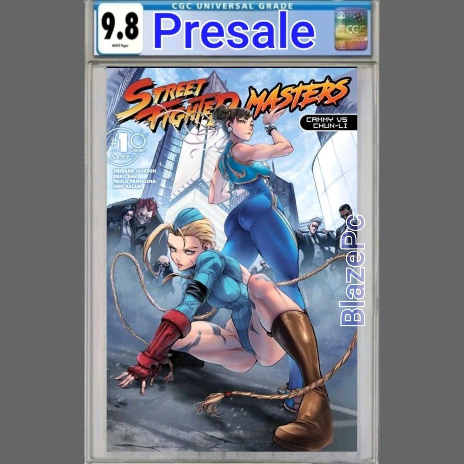 Street Fighter Masters Cammy Vs Chun Li #1 CGC 9.8 Cover A Drax Gal 2026 PRESALE
