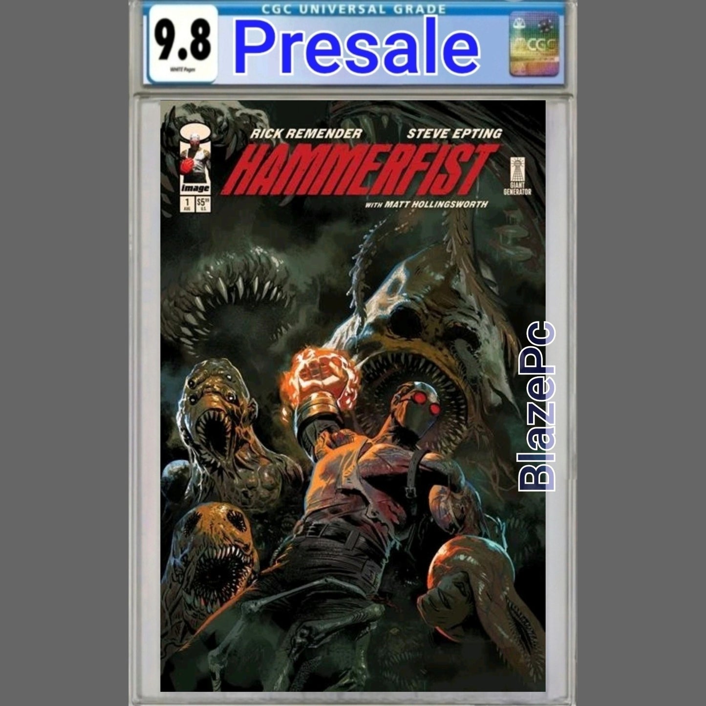 Hammerfist #1 CGC 9.8 1:50 Daniel Acuna Variant Image Comics 2026 PRESALE