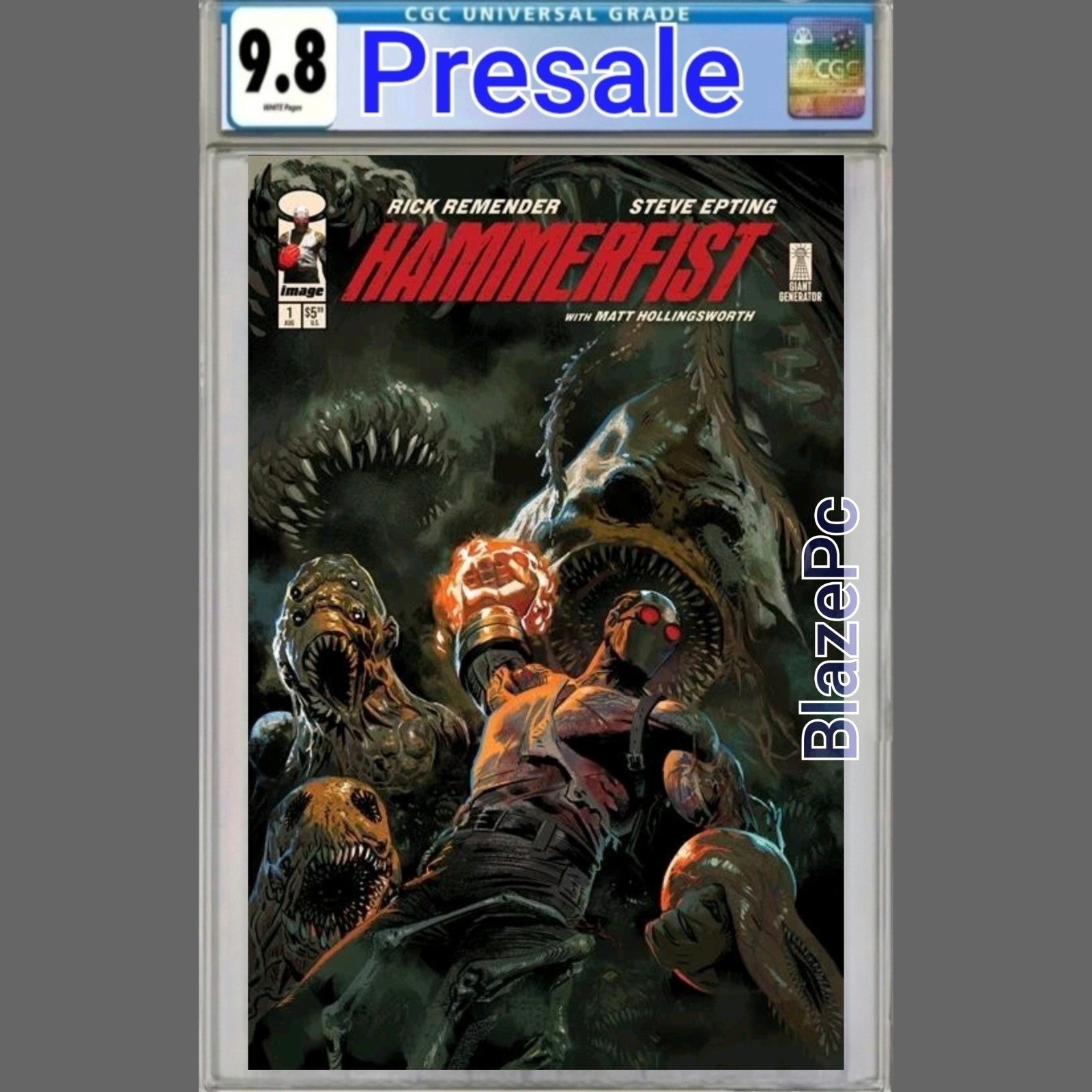 Hammerfist #1 CGC 9.8 1:50 Daniel Acuna Variant Image Comics 2026 PRESALE
