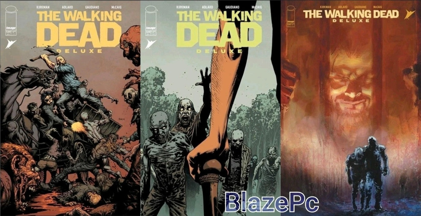 Walking Dead Deluxe #129 Cover A B C Variant Set Options Image 2026 Presale 1/21