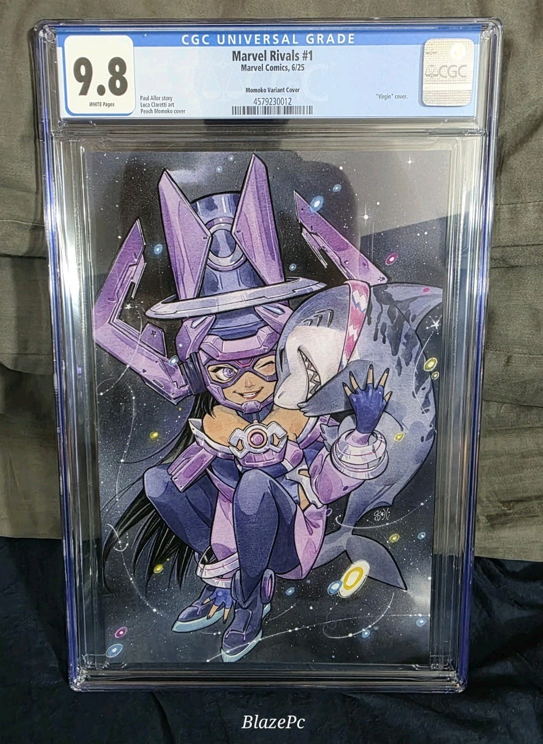 Marvel Rivals #1 CGC 9.8 1:100 Peach Momoko VIRGIN Variant Read Description