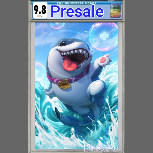 Jeff The Landshark #1 CGC 9.8 1:100 Artgerm Rivals VIRGIN Variant 2025 PRESALE