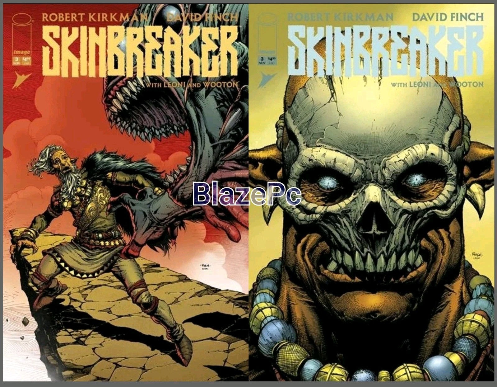 Skinbreaker #3 Cover A B Variant Set 1:10 Options Kirkman Image Presale 11/26