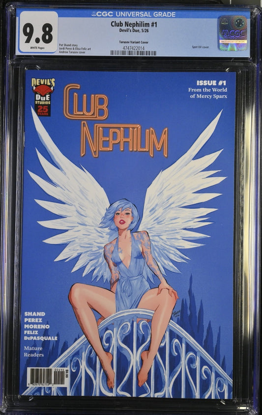 Club Nephilim #1 CGC 9.8 1:10 Andrew Tarusov UV Spot Variant Devils Due 2026