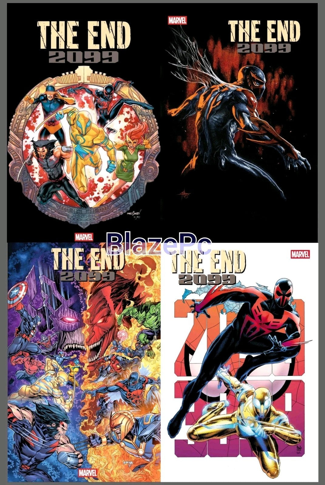 The End 2099 #1 Cover A B C D Variant Set or 1:25 Options Marvel Presale 12/10