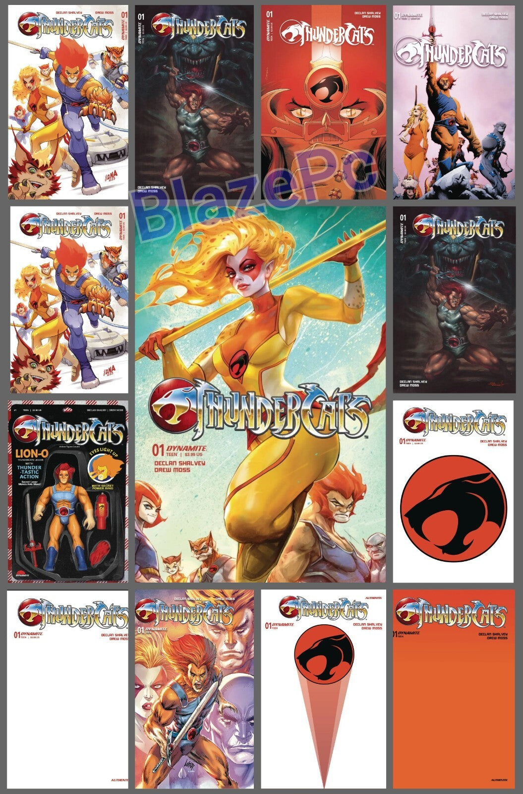 Thundercats #1 Cover A B C D E F G H I J ZC Variant Set Options Dynamite 2024 NM