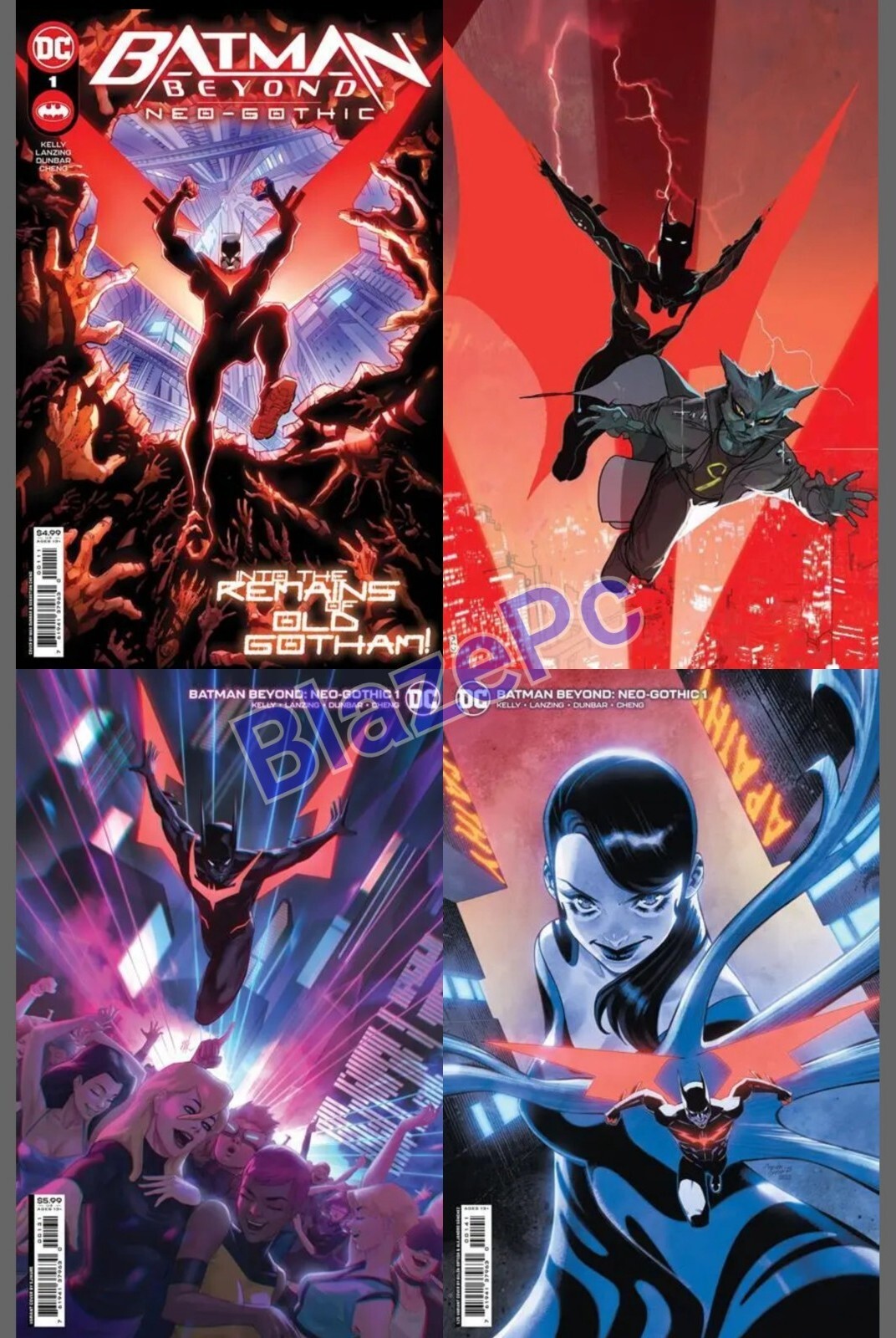 Batman Beyond Neo-Gothic #1 Cover A B C Variant Set or 1:25 Options DC 2023 NM