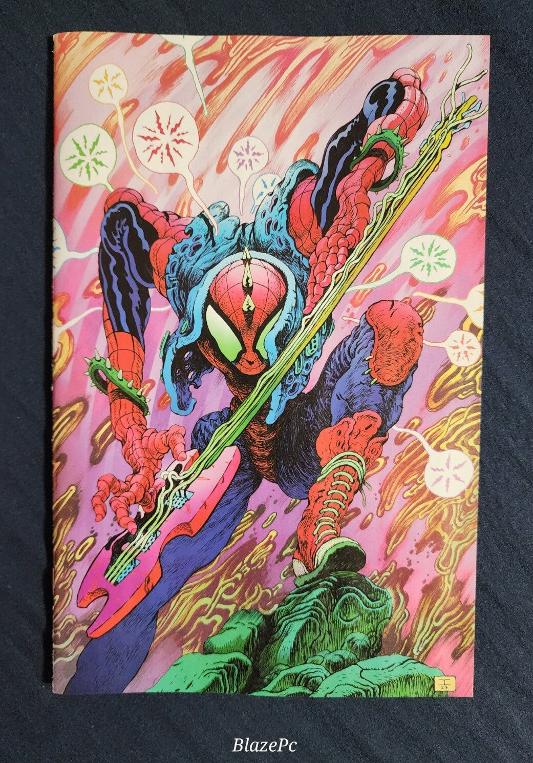 Spider Punk Arms Race #1 1:25 2nd Print Ian Bertram Ratio Variant 2024 Pics NM