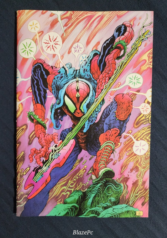 Spider Punk Arms Race #1 1:25 2nd Print Ian Bertram Ratio Variant 2024 Pics NM