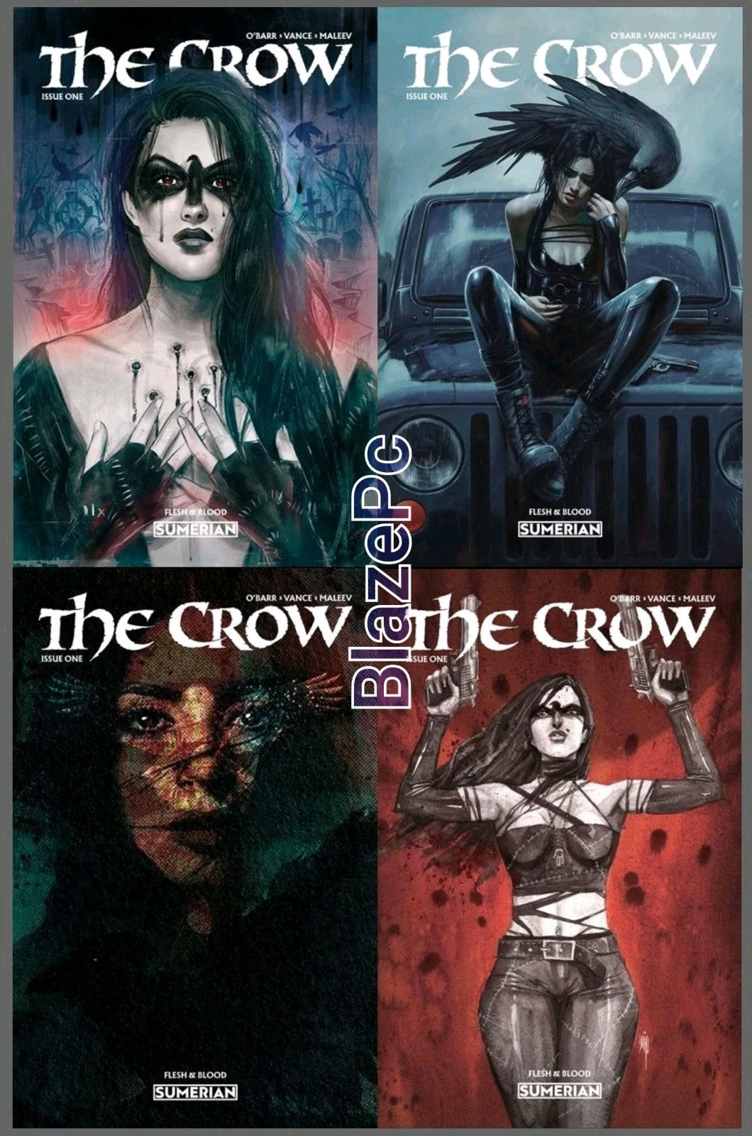 Crow Flesh and Blood #1 Cover A B Variant Set Options 2026 Presale 10/7