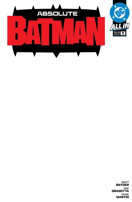 Absolute Batman #1 4th Print Cover A B C Foil Variant Set Options DC 2024 NM