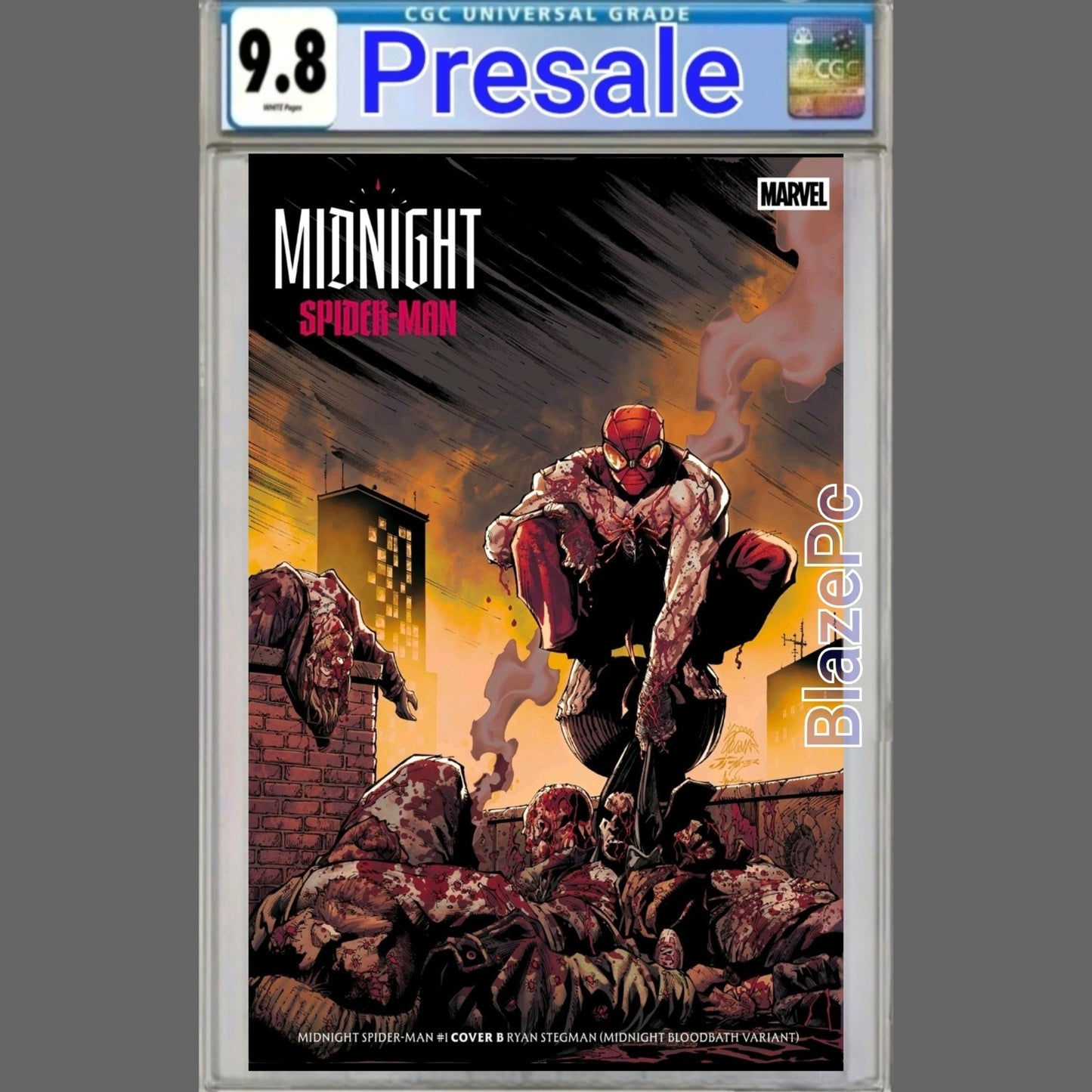 Midnight Spider-Man #1 CGC 9.8 Ryan Stegman Cover B Variant 10/7 PRESALE