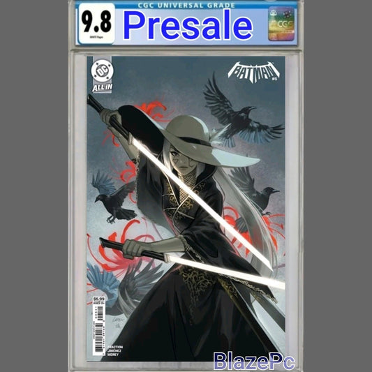 Batman #5 CGC 9.8 Leirix Li Cover D Variant 1st Print Matt Fraction DC PRESALE