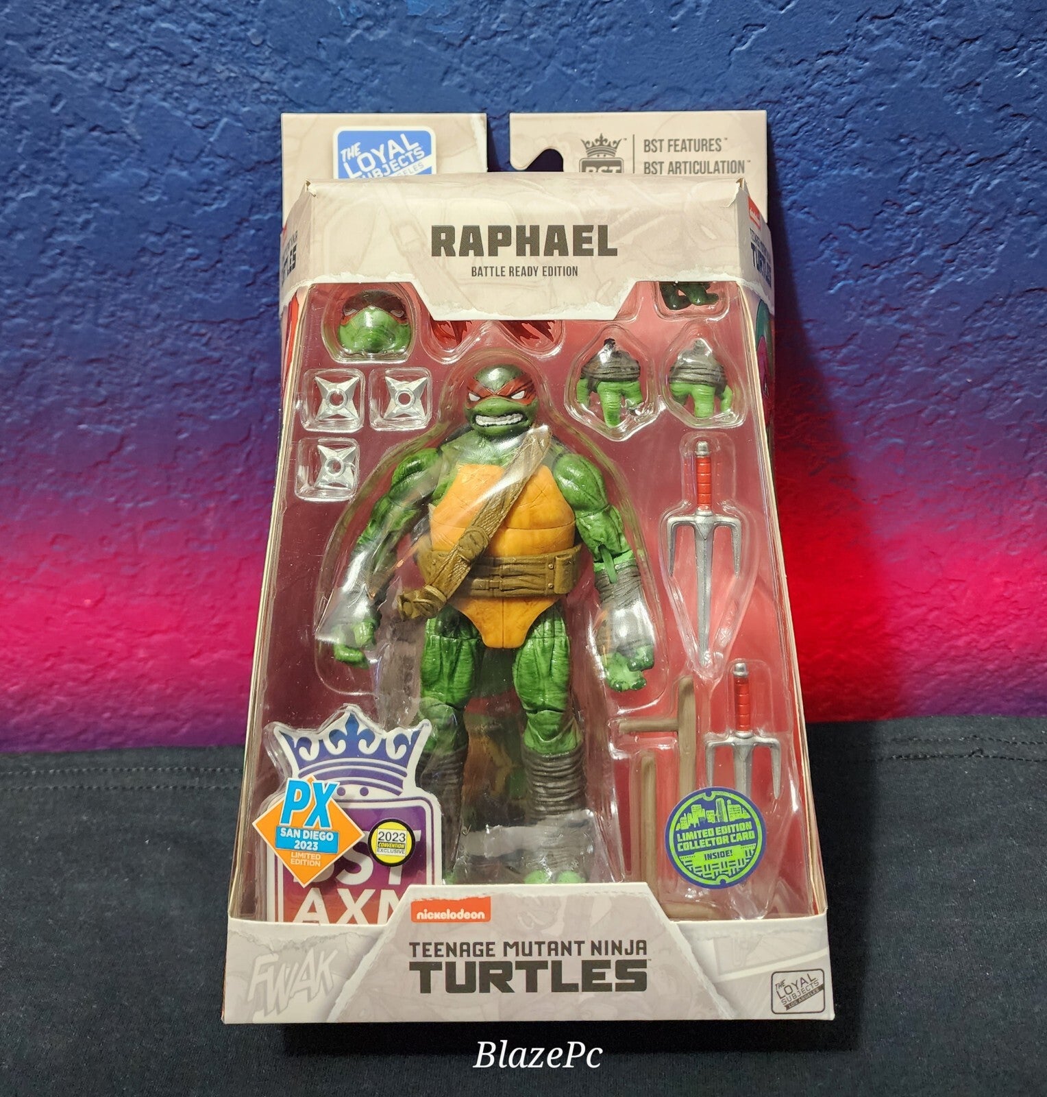 SDCC 2023 Loyal Subjects Battle Ready Tmnt 4 Pack Set BST AXN Ninja Turtles New