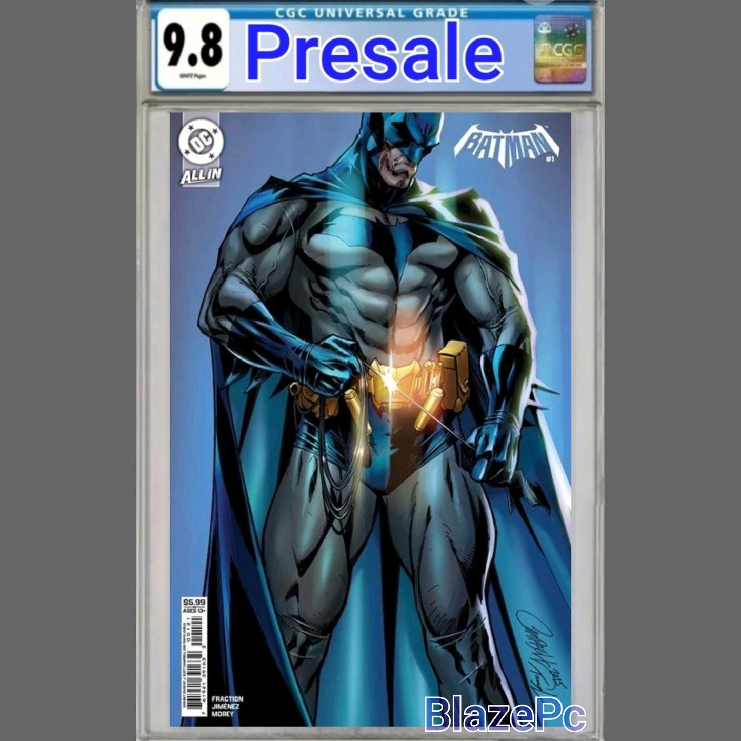 Batman #1 CGC 9.8 J Scott Campbell Cover D Variant Matt Fraction DC 2025 PRESALE