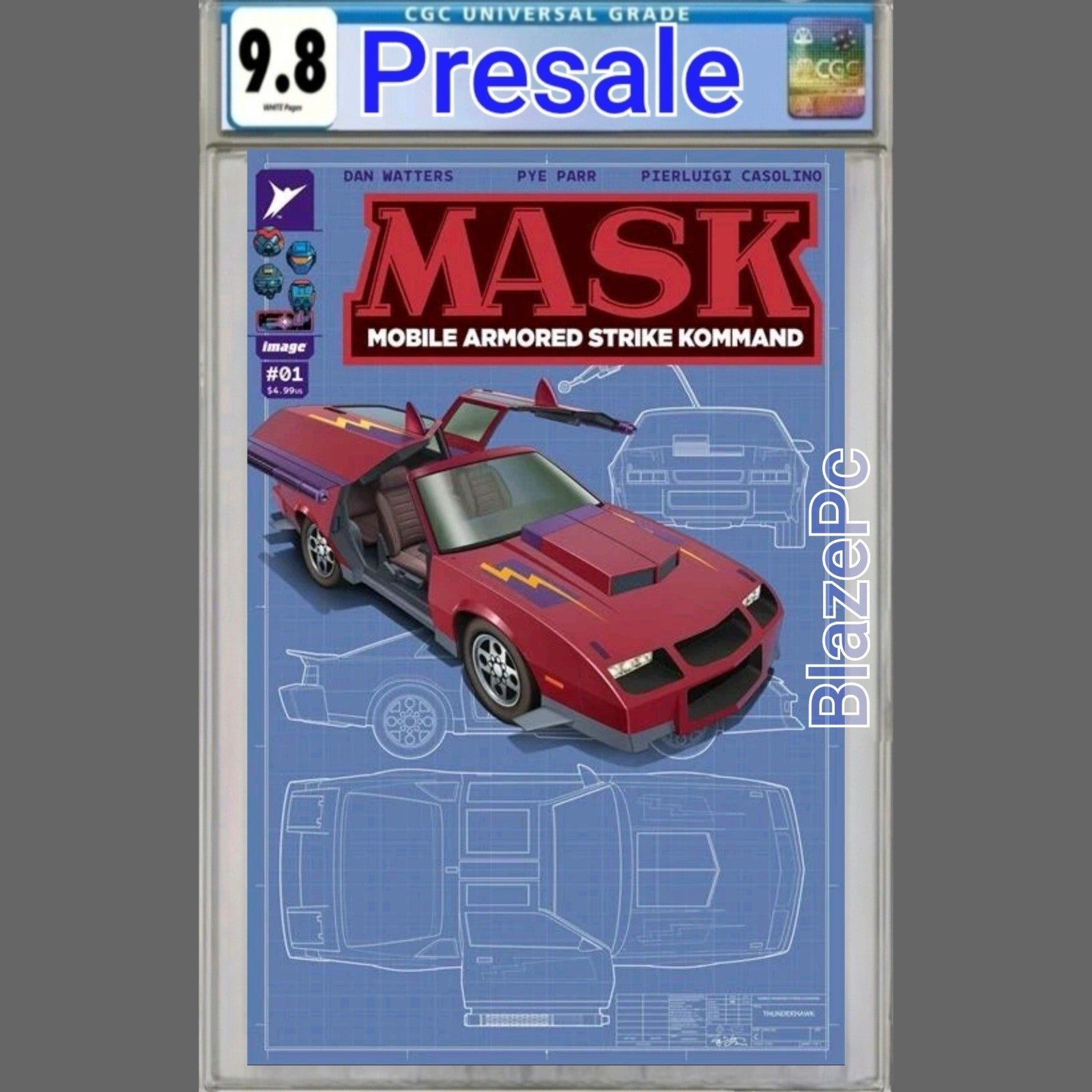 Mask #1 CGC 9.8 1:50 E.J. Su Variant Image Comics Energon 2026 PRESALE