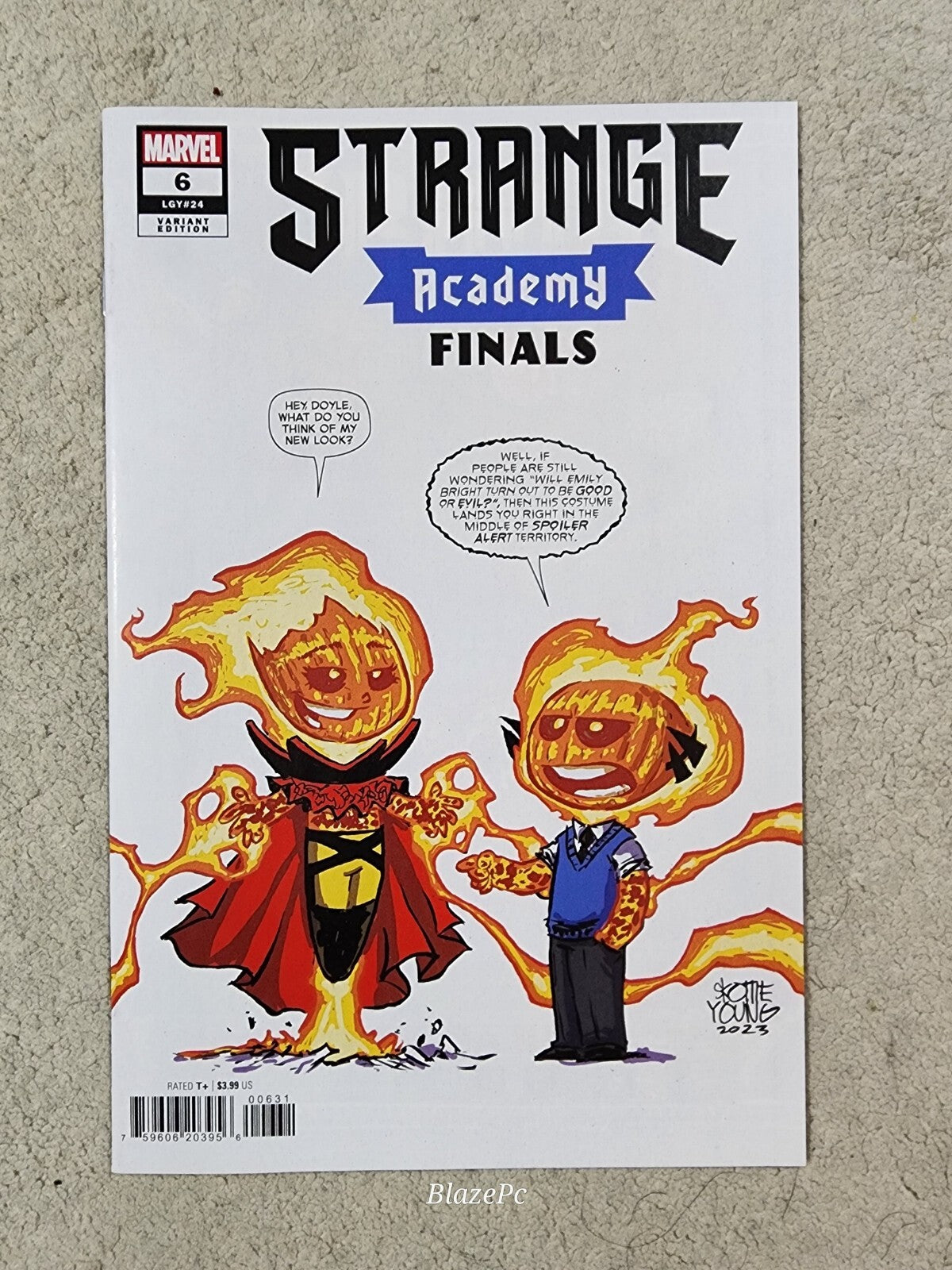 Strange Academy Finals #6 1:25 Skottie Young Incentive Variant Marvel 2023 NM