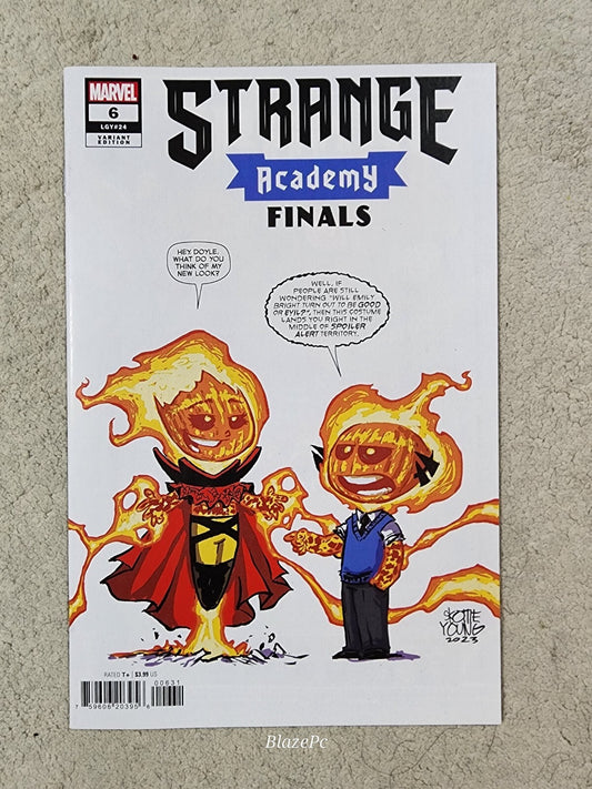 Strange Academy Finals #6 1:25 Skottie Young Incentive Variant Marvel 2023 NM