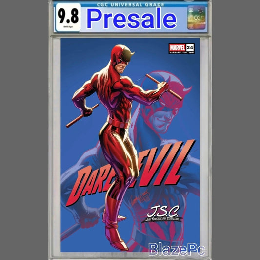 Daredevil #24 CGC 9.8 J Scott Campbell Just Spectacular Variant PRESALE
