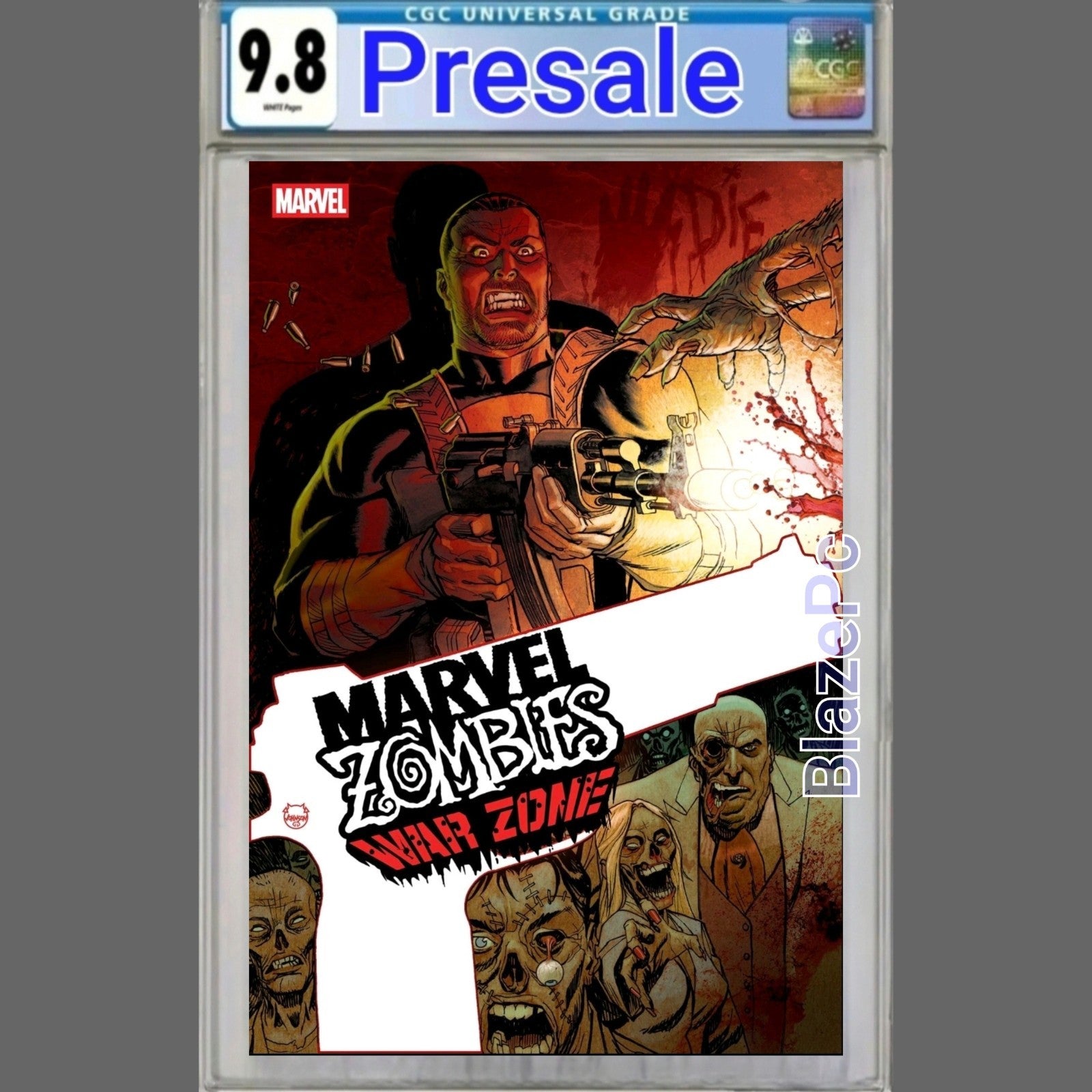 Marvel Zombies War Zone #1 CGC 9.8 Dave Johnson Variant Punisher 2026 PRESALE