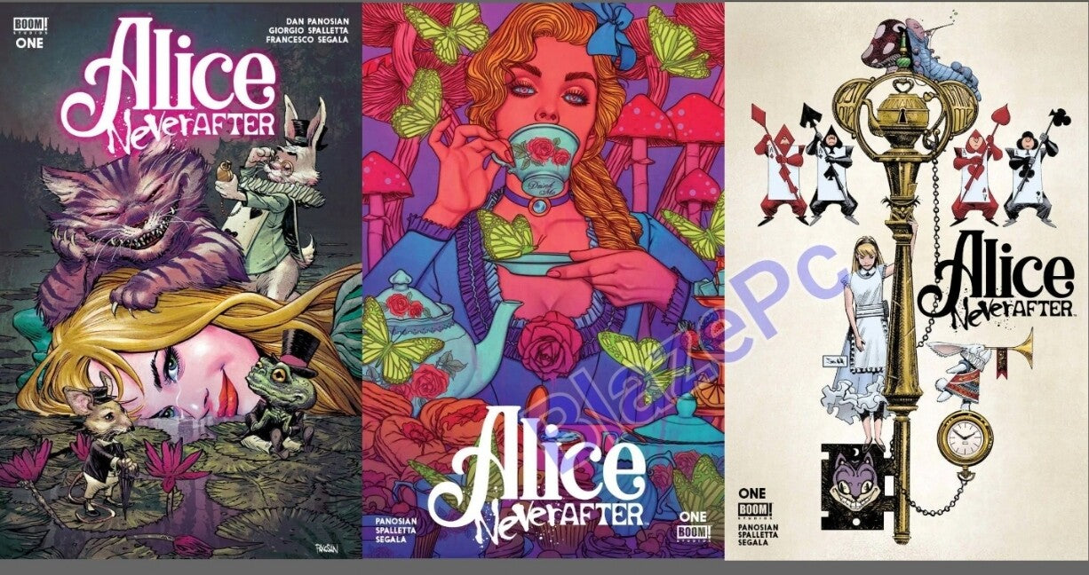 Alice Never After #1 Cover A B F Variant Set or 1:10 1:25 1:50 Options Boom! NM